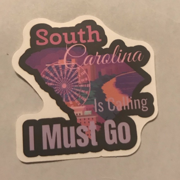 South Carolina Matte Finish PVC Removable Waterproof Decor Accent St… - Picture 4 of 8